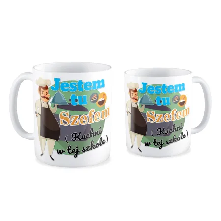 Kubek na DZIEŃ NAUCZYCIELA Jestem to szefem kuchni